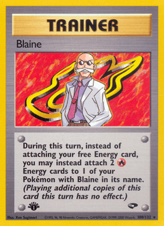 Card: Blaine