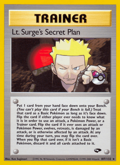 Card: Lt. Surge's Secret Plan