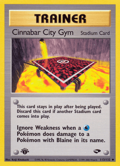 Card: Cinnabar City Gym