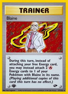 Card: Blaine