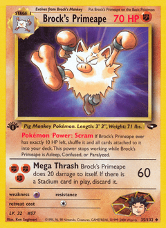 Card: Brock's Primeape