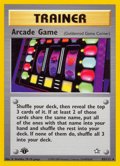 Card: Arcade Game