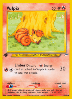 Card: Vulpix
