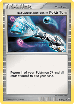 Card: Team Galactic's Invention G-105 Poké Turn