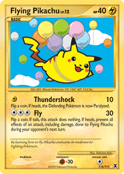 Card: Flying Pikachu