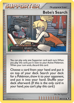 Card: Bebe's Search