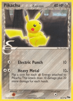 Card: Pikachu δ