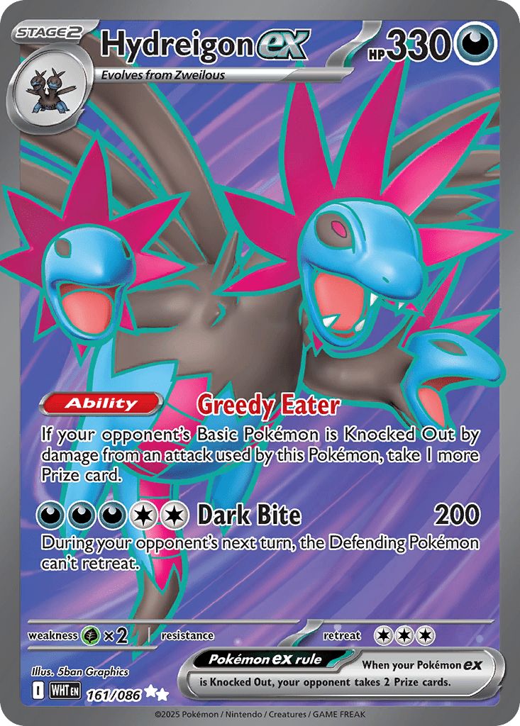 Hydreigon ex (rsv10pt5-161) - Pokémon Card Database - PokemonCard