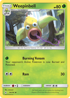 Card: Weepinbell