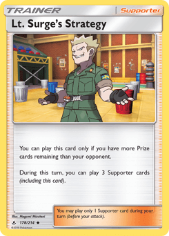 Card: Lt. Surge's Strategy