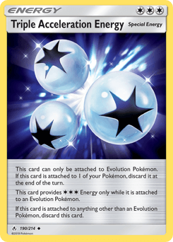 Card: Triple Acceleration Energy