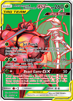 Card: Pheromosa & Buzzwole-GX