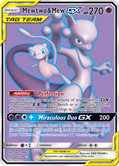 Card: Mewtwo & Mew-GX