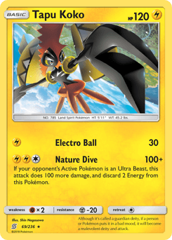 Tapu Koko V, Sword & Shield, TCG Card Database