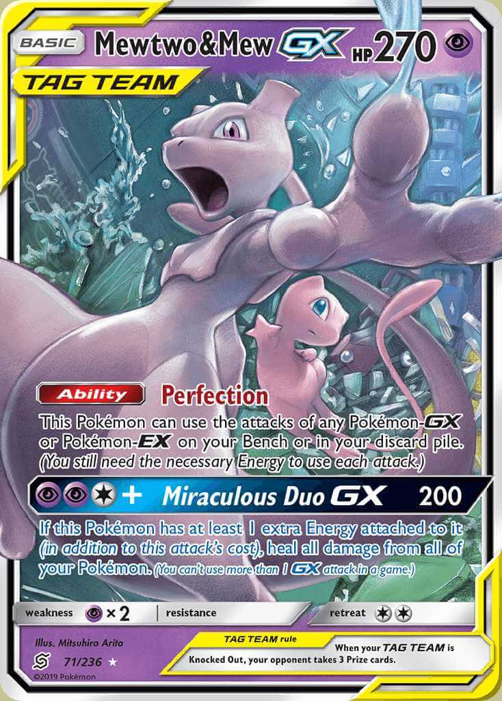Mewtwo Mew PokemonCard