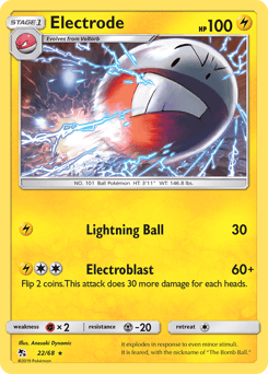 Card: Electrode