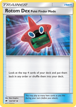 Card: Rotom Dex Poké Finder Mode
