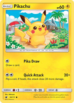 Card: Pikachu