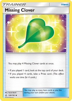Card: Missing Clover