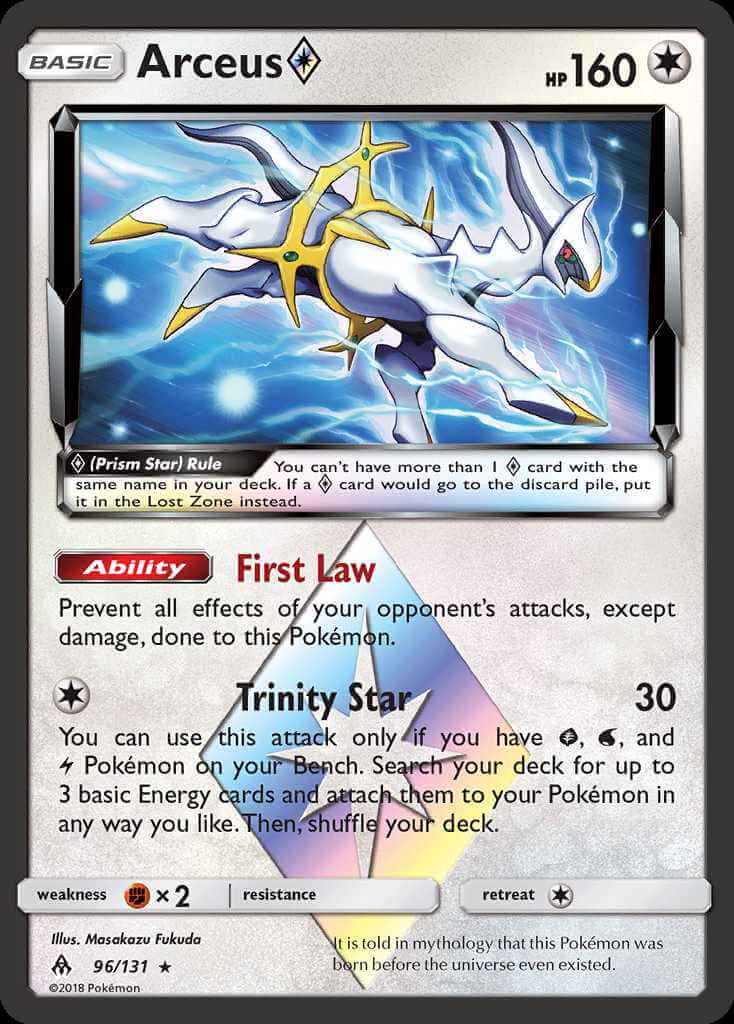 Arceus AR AR4  Pokemon TCG POK Cards