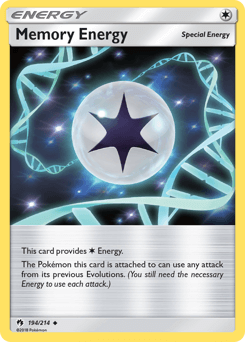 Card: Memory Energy
