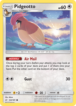 Card: Pidgeotto