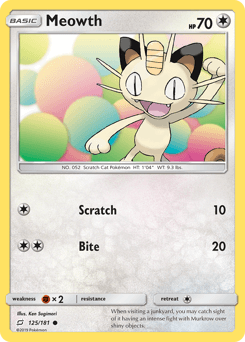 Card Shaymin ◇ 10/181 da coleção Team Up