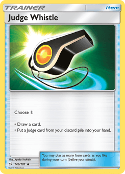 Card: Judge Whistle
