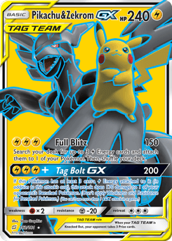Card: Pikachu & Zekrom-GX