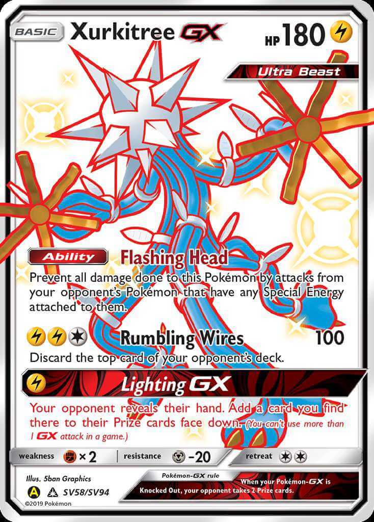 Xurkitree-GX (sma-SV58) - Pokémon Card Database - PokemonCard