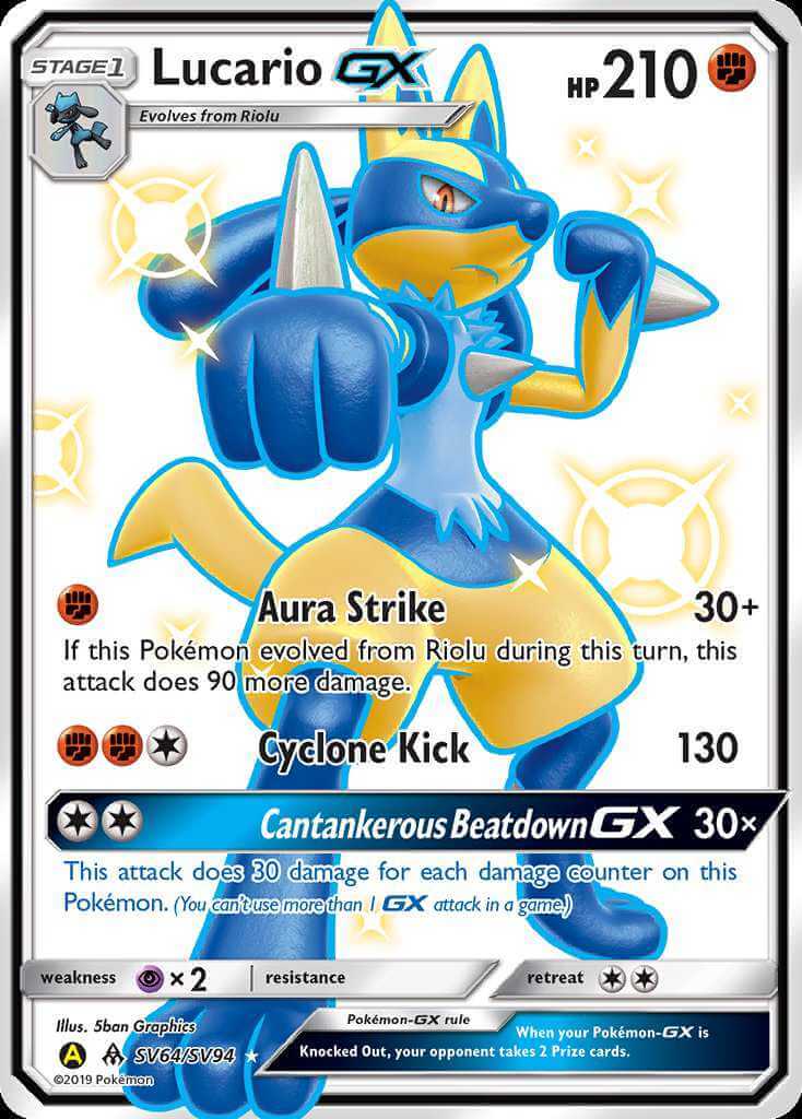 Shiny pokemon edits — the lucario line