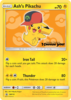 Card: Ash's Pikachu