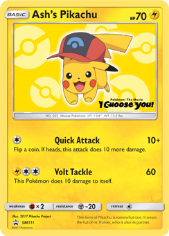 Card: Ash's Pikachu