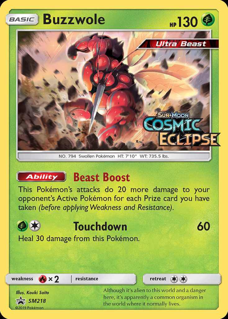 Pokémon TCG Ultra Beasts GX Buzzwole Premium Collection - US