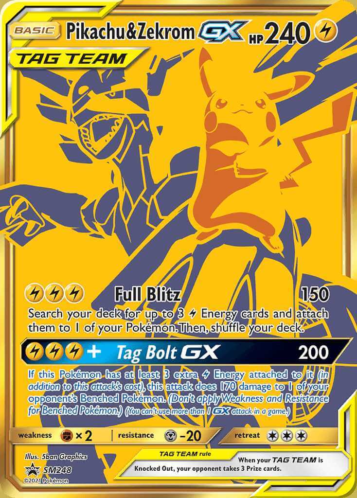 Pikachu & Zekrom-GX