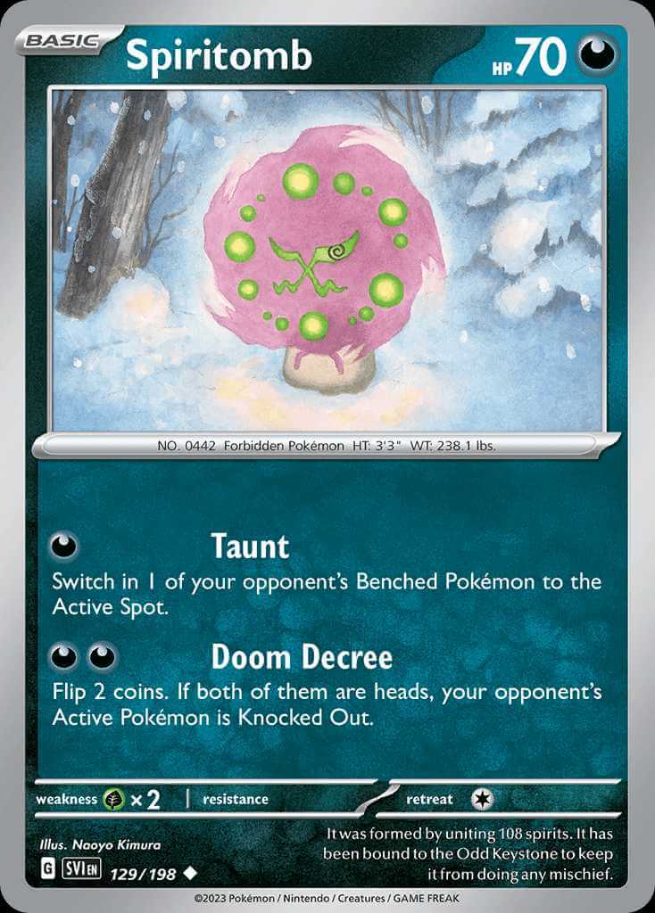 Spiritomb (sv1-129) - Pokémon Card Database - PokemonCard