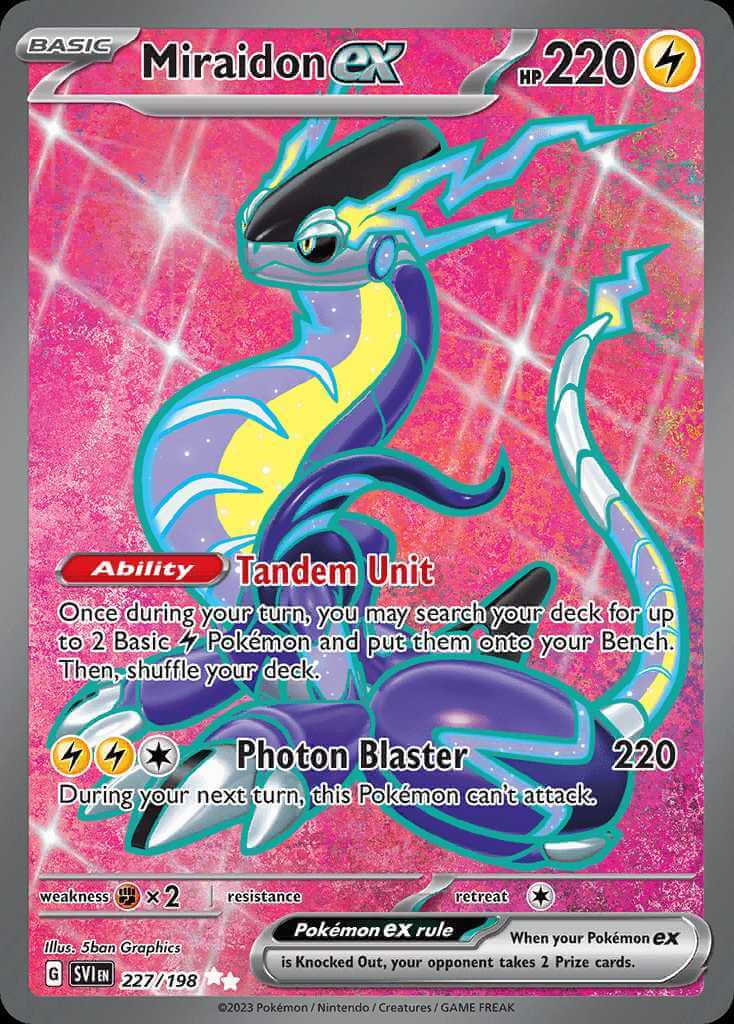 Pokemon Trading Card Game: Miraidon ex and Regieleki ex VMAX