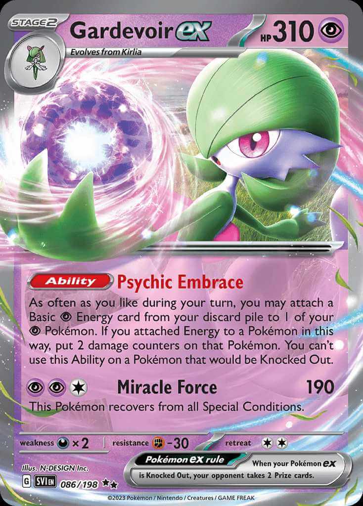 Gardevoir Ex modded PokemonCard
