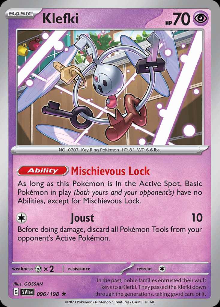 Klefki (sv1-96) - Pokémon Card Database - PokemonCard