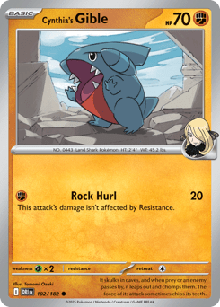 Card: Cynthia's Gible