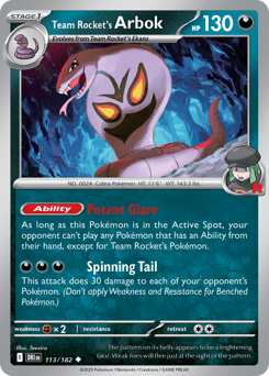 Card: Team Rocket's Arbok