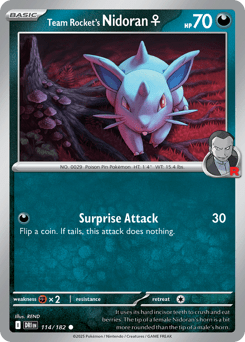 Card: Team Rocket's Nidoran♀