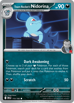 Card: Team Rocket's Nidorina