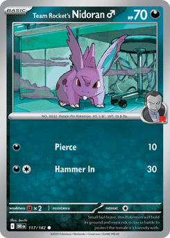 Card: Team Rocket's Nidoran♂