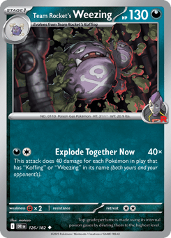 Card: Team Rocket's Weezing
