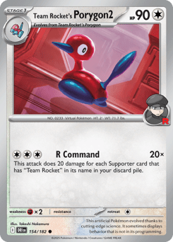 Card: Team Rocket's Porygon2