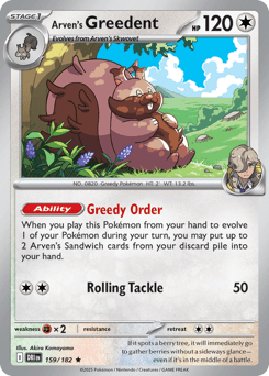 Card: Arven's Greedent
