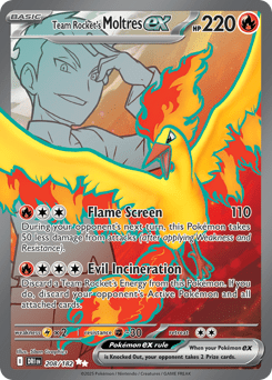 Card: Team Rocket's Moltres ex