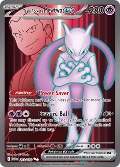 Card: Team Rocket's Mewtwo ex
