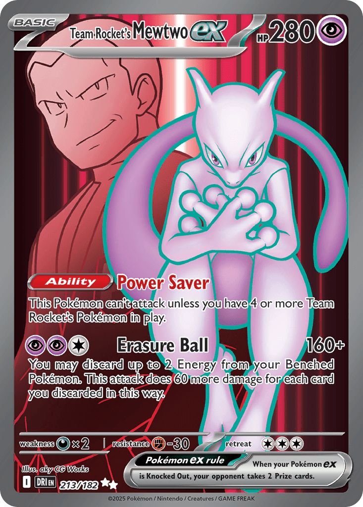 Team Rocket's Mewtwo ex (sv10-213) - Pokémon Card Database
